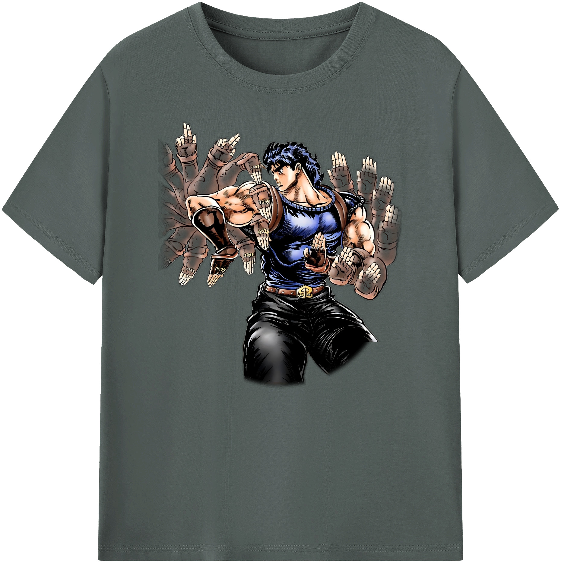 （画像用） ジョジョの奇妙な冒険 /ジョナサン?ジョースター JoJo's Bizarre Adventure Jonathan Joestar 綿100％ メンズ半袖Tシャツ｜肌触りやわらか＆通気性
